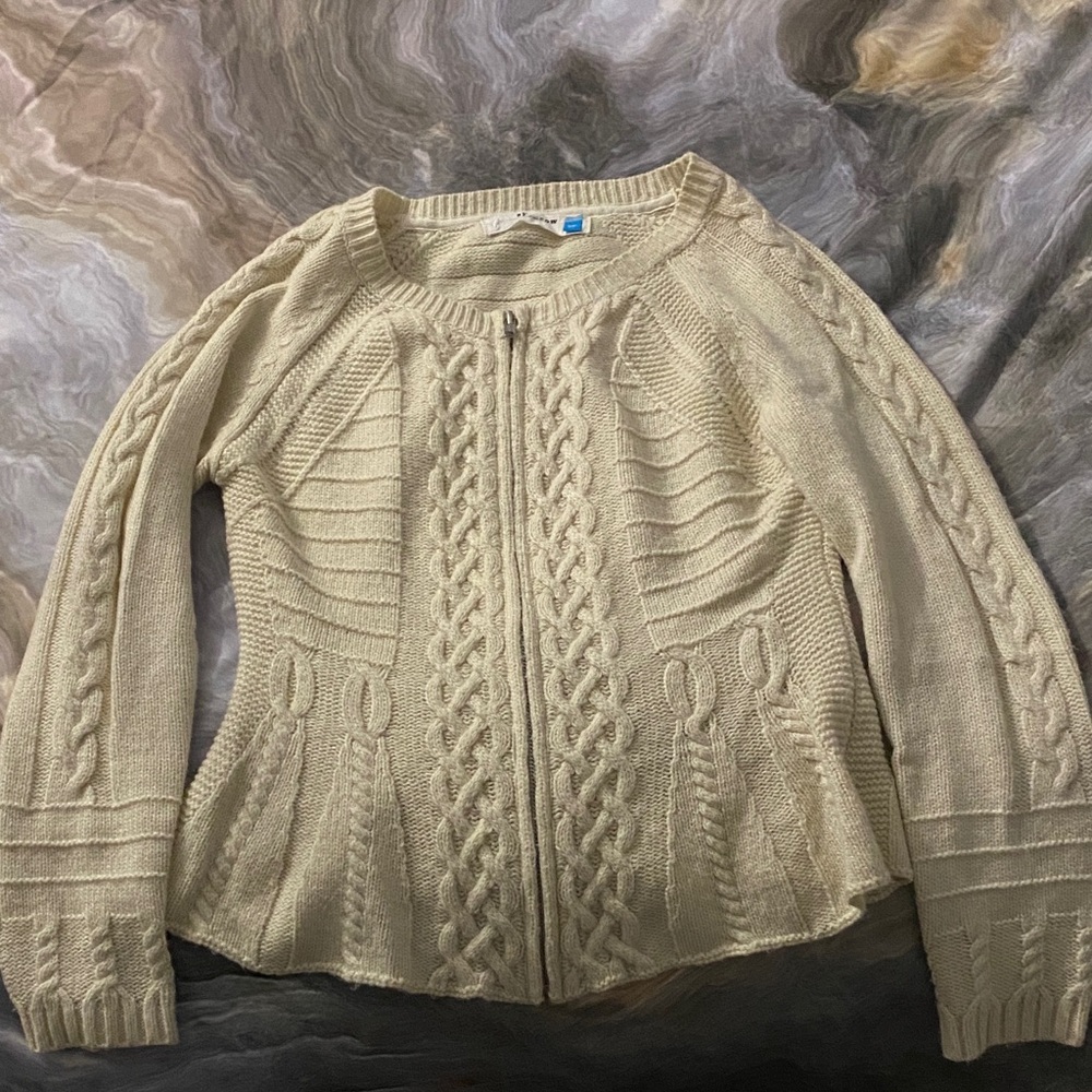 Sparrow Cream Cable Knit Cardigan